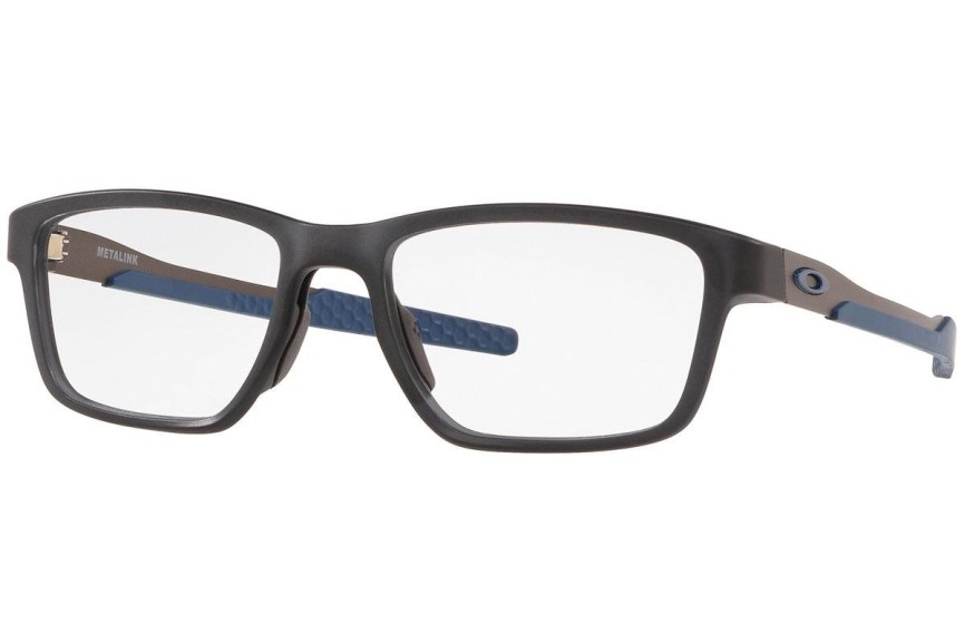 Okulary korekcyjne Oakley Metalink OX8153-07 Prostokątne Szare