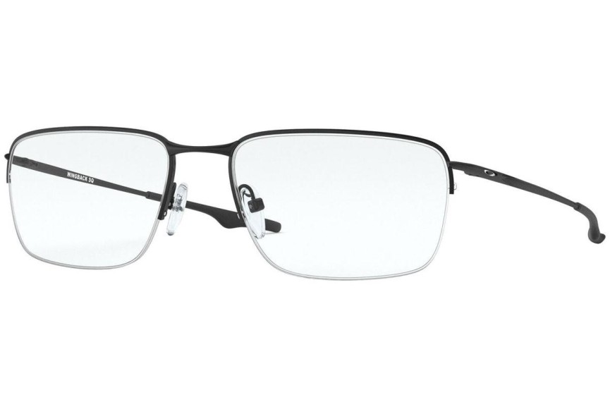 Okulary korekcyjne Oakley Wingback SQ OX5148 514801 Prostokątne Czarne