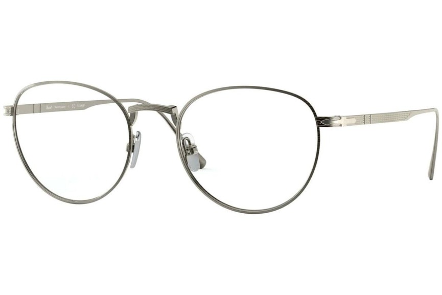 Okulary korekcyjne Persol PO5002VT 8001 Okrągłe Srebrne