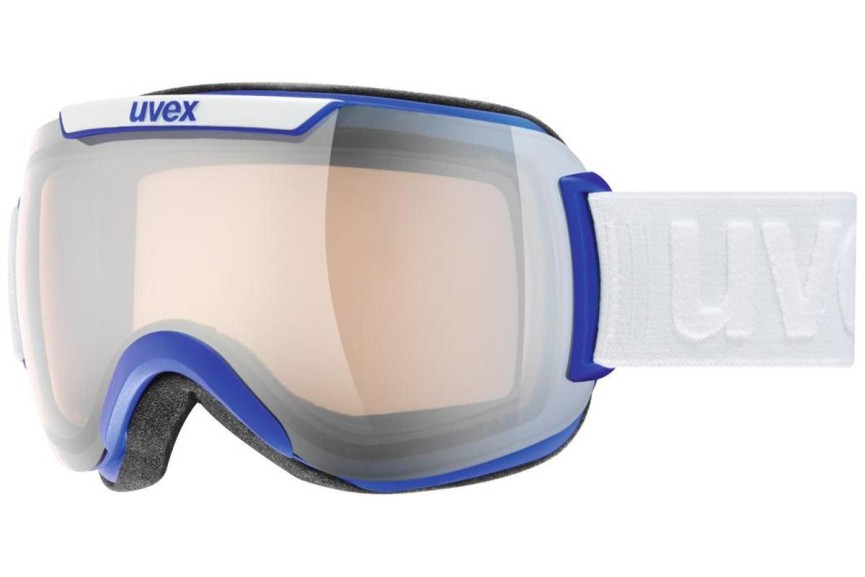 Gogle narciarskie uvex downhill 2000 VLM Cobalt / Blue Mat S1-S3 Photochromic Pojedyncze | Shield Fioletowe