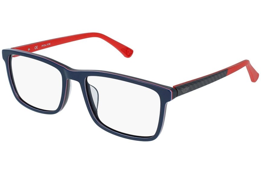 Okulary korekcyjne Police Zenith 2 VPL959 09DD Prostokątne Niebieskie