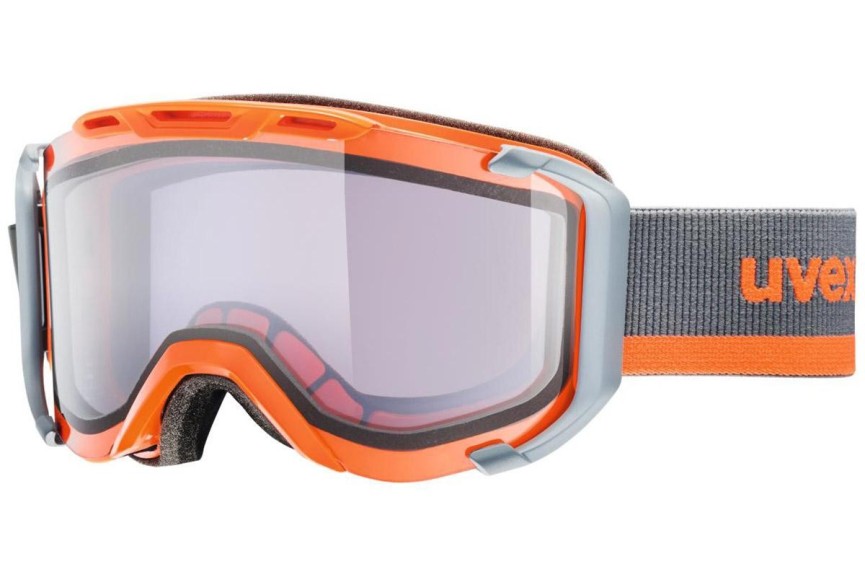 Gogle narciarskie uvex snowstrike VT Grey / Orange S1-S3 Photochromic Pojedyncze | Shield Szare