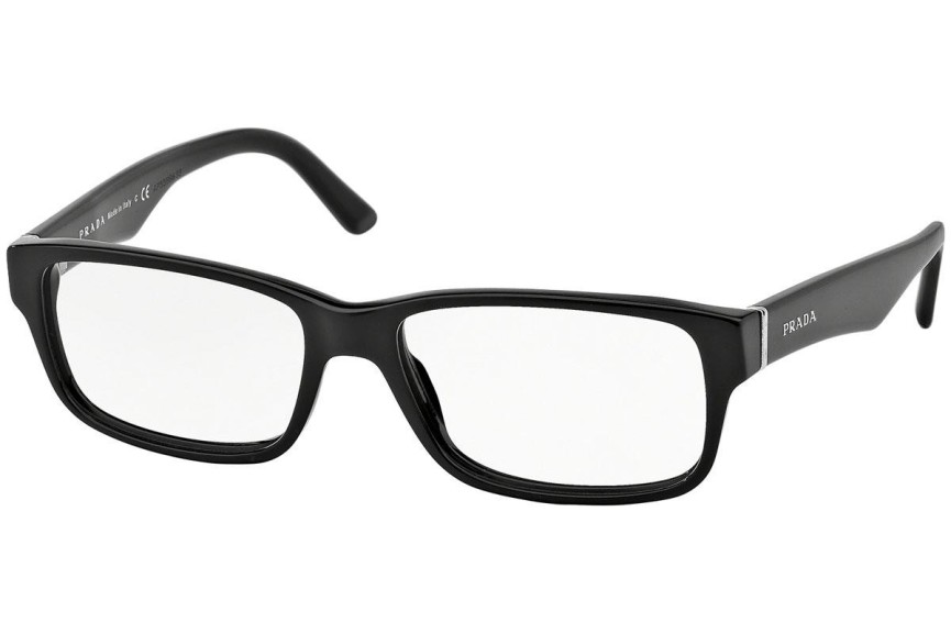 Okulary korekcyjne Prada PR16MV 1AB1O1 Prostokątne Czarne