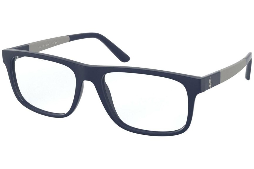 Okulary korekcyjne Polo Ralph Lauren PH2218 5528 Prostokątne Niebieskie