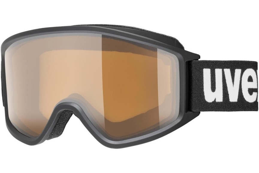 Gogle narciarskie uvex g.gl 3000 P Black Mat S1 Polarized Pojedyncze | Shield Czarne
