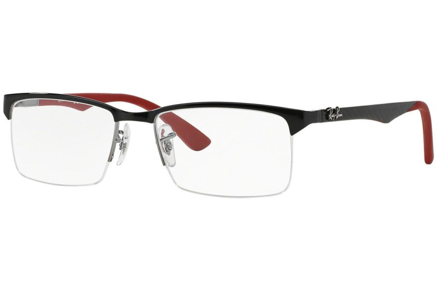 Okulary korekcyjne Ray-Ban RX8411 2509 Prostokątne Czarne