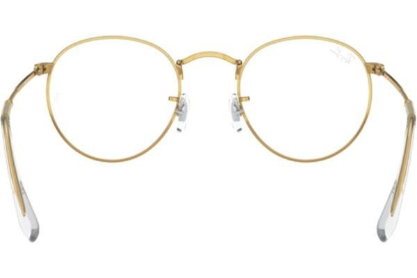 Okulary korekcyjne Ray-Ban Round Metal Classic RX3447V 3104 Okrągłe Złote