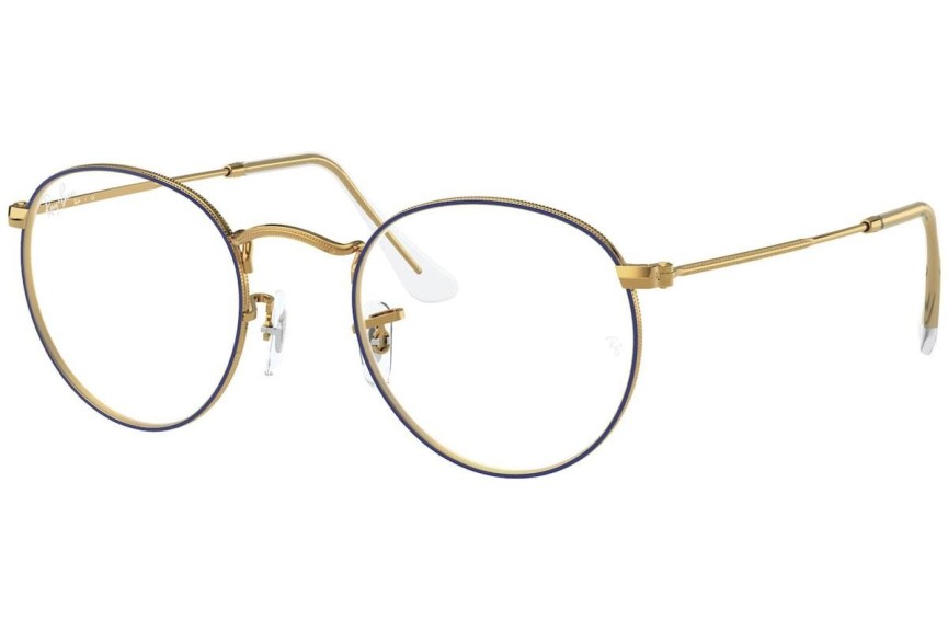 Okulary korekcyjne Ray-Ban Round Metal Classic RX3447V 3105 Okrągłe Złote