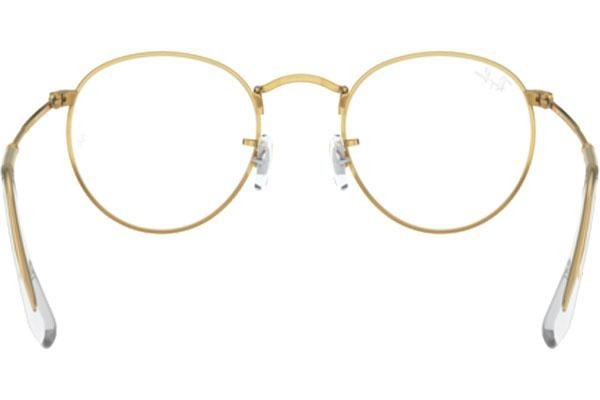 Okulary korekcyjne Ray-Ban Round Metal Classic RX3447V 3105 Okrągłe Złote
