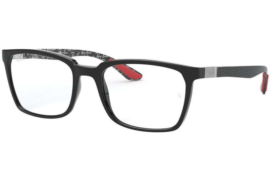 Okulary korekcyjne Ray-Ban RX8906 2000 Kwadratowe Czarne