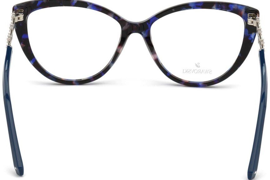 Okulary korekcyjne Swarovski SK5382 055 Kocie oczy Niebieskie