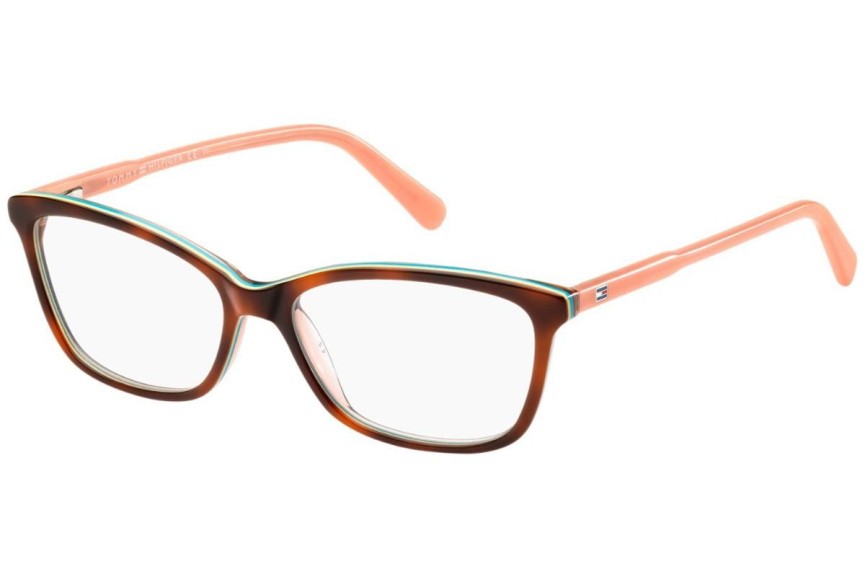 Okulary korekcyjne Tommy Hilfiger TH1318 VN4 Kwadratowe Havana