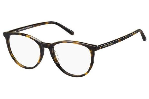 Okulary korekcyjne Tommy Hilfiger TH1751 086 Kocie oczy Havana