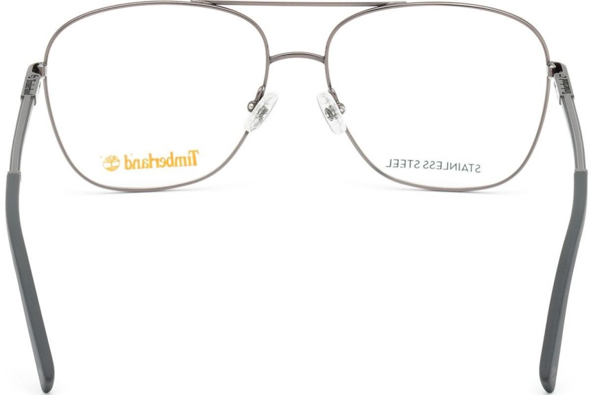 Okulary korekcyjne Timberland TB1671 008 Pilotki (Aviator) Srebrne