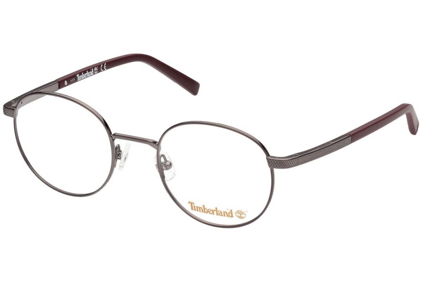 Okulary korekcyjne Timberland TB1724 008 Okrągłe Srebrne