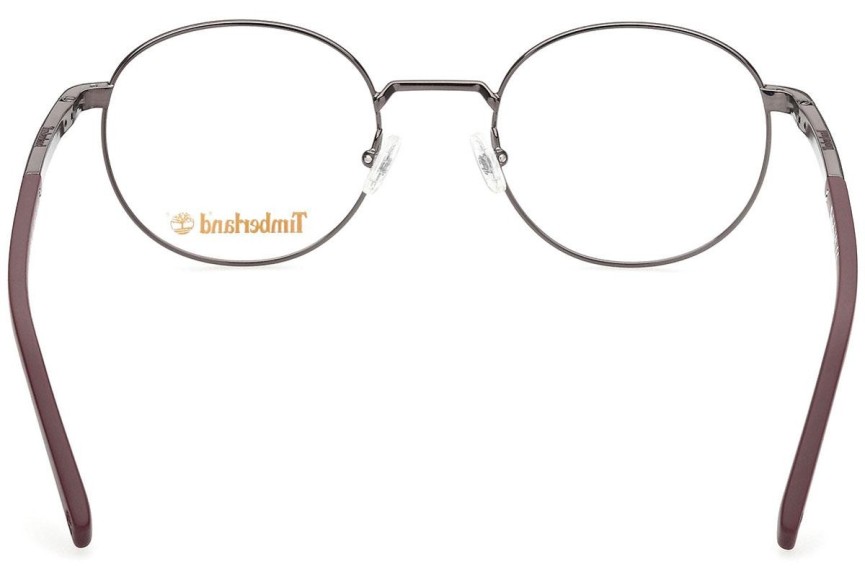 Okulary korekcyjne Timberland TB1724 008 Okrągłe Srebrne