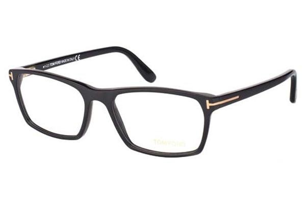 Okulary korekcyjne Tom Ford FT5295 002 Prostokątne Czarne