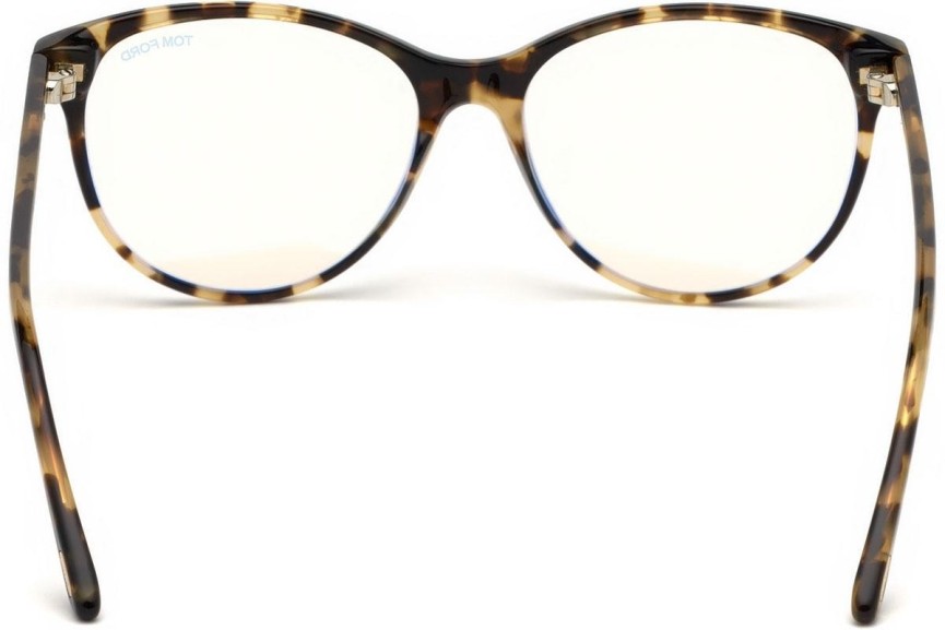 Okulary korekcyjne Tom Ford FT5544-B 055 Kocie oczy Havana