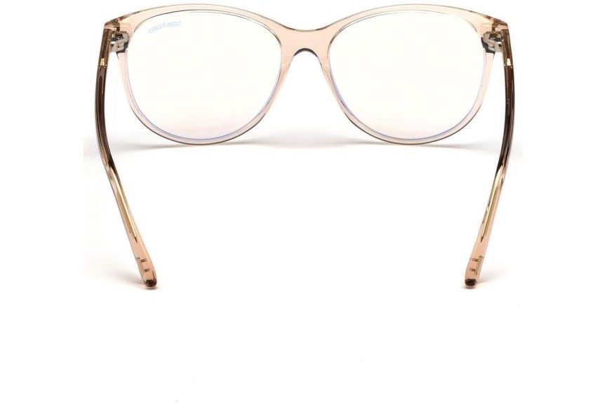 Okulary korekcyjne Tom Ford FT5544-B 072 Kocie oczy Różowe