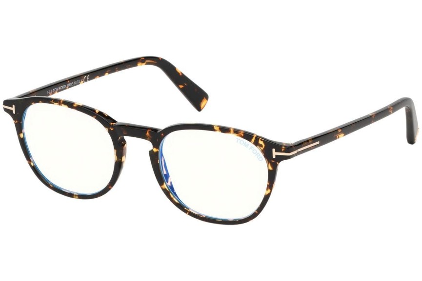 Okulary korekcyjne Tom Ford FT5583-B 056 Kwadratowe Havana