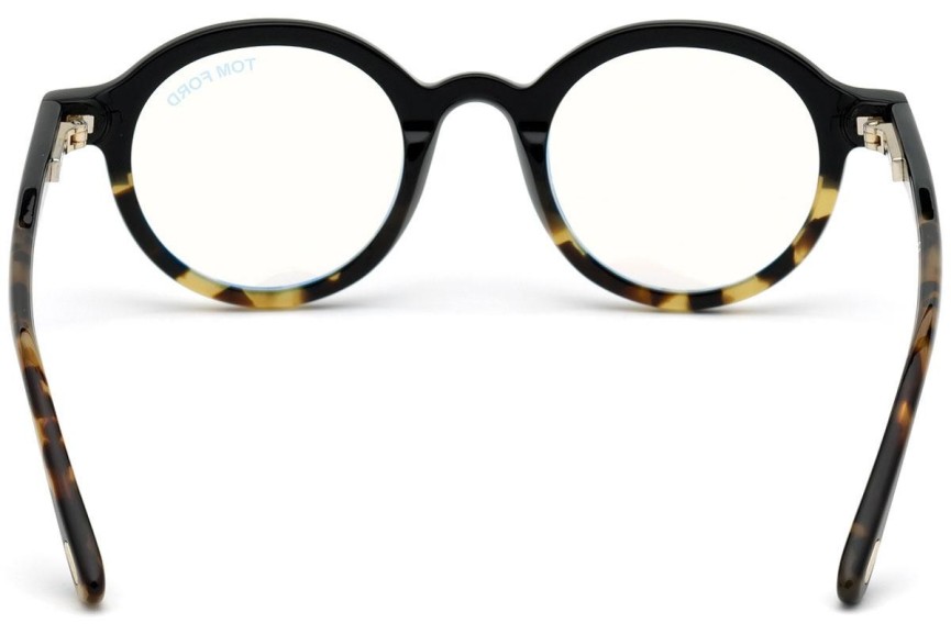 Okulary korekcyjne Tom Ford FT5664-B 005 Okrągłe Czarne
