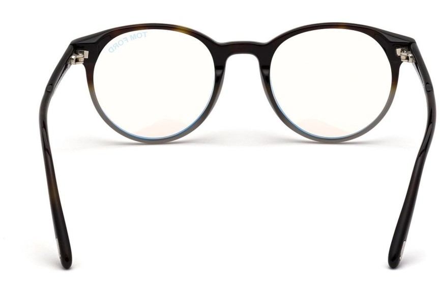 Okulary korekcyjne Tom Ford FT5695-B 056 Okrągłe Havana