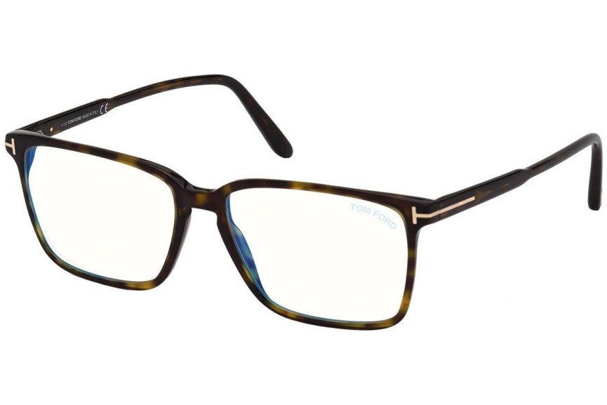 Okulary korekcyjne Tom Ford FT5696-B 052 Prostokątne Havana