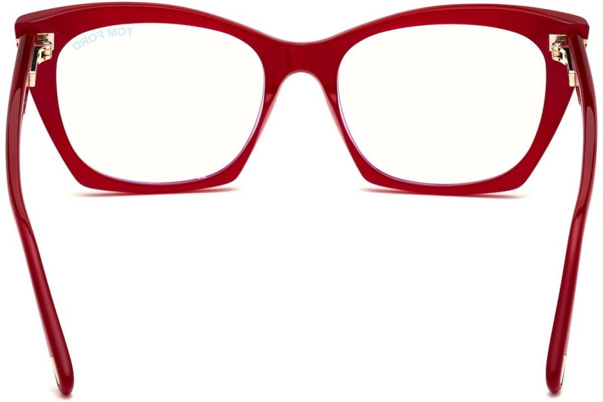 Okulary korekcyjne Tom Ford FT5709-B 072 Kocie oczy Czerwone
