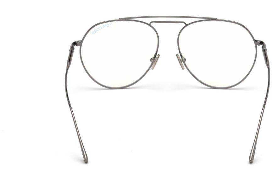 Okulary korekcyjne Tom Ford FT5730-B 008 Pilotki (Aviator) Szare