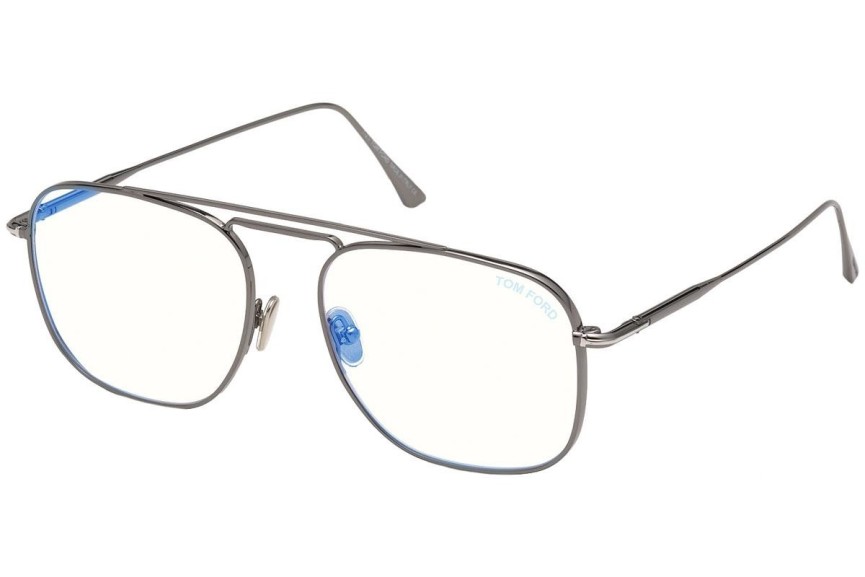 Okulary korekcyjne Tom Ford FT5731-B 008 Pilotki (Aviator) Szare