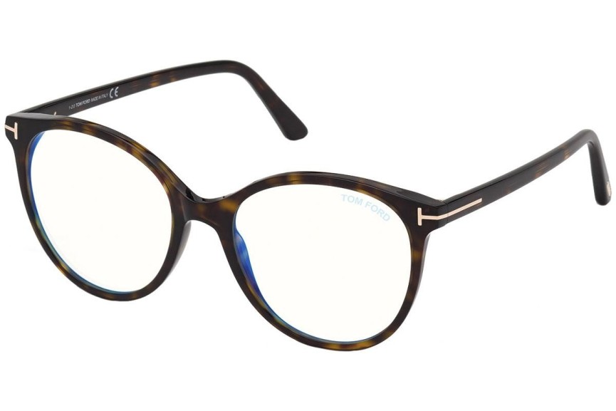 Okulary korekcyjne Tom Ford FT5742-B 052 Okrągłe Havana