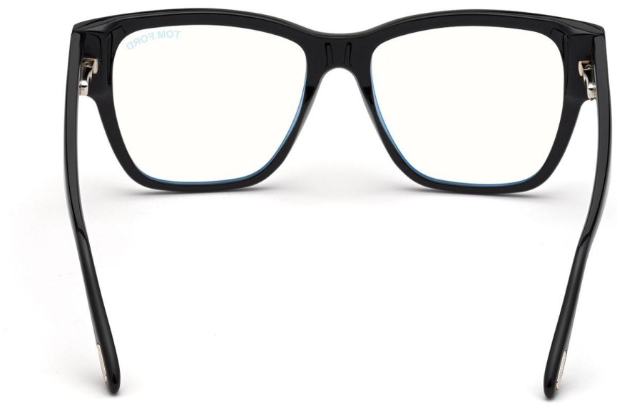 Okulary korekcyjne Tom Ford FT5745-B 001 Kwadratowe Czarne