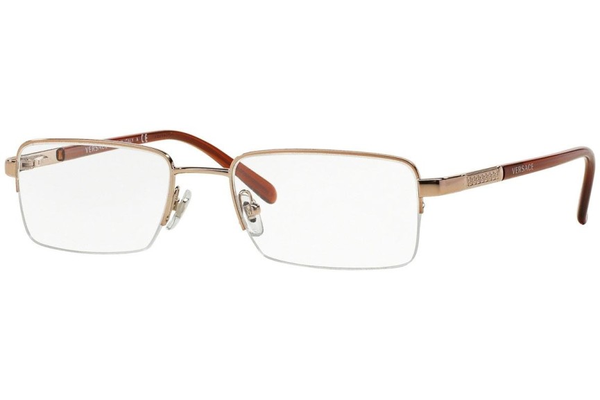 Okulary korekcyjne Versace VE1066 1053 Prostokątne Złote