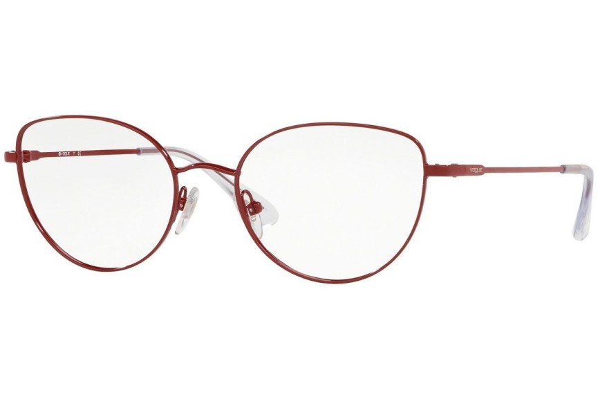Okulary korekcyjne Vogue Eyewear VO4128 5110 Kocie oczy Czerwone