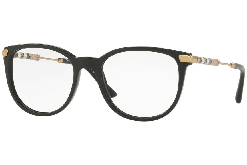 Okulary korekcyjne Burberry BE2255Q 3001 Kwadratowe Czarne