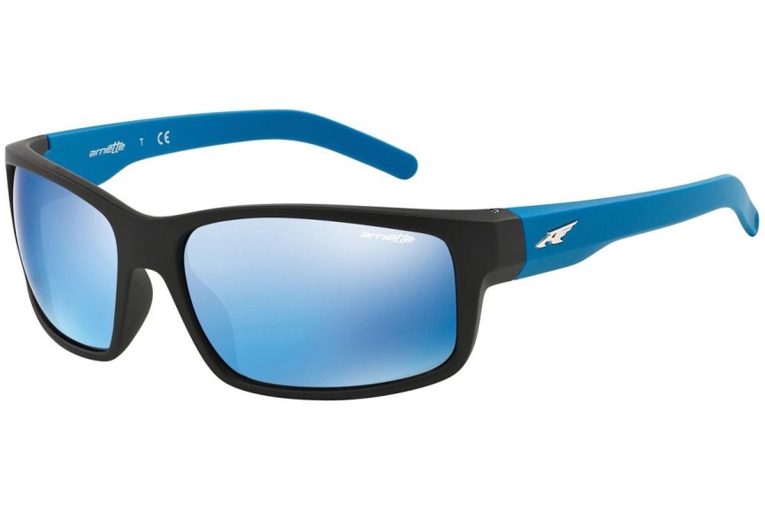 Okulary przeciwsłoneczne Arnette Fastball AN4202 226855 Prostokątne Czarne