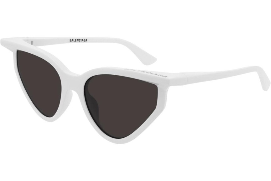 Okulary przeciwsłoneczne Balenciaga BB0101S 005 Kocie oczy Białe