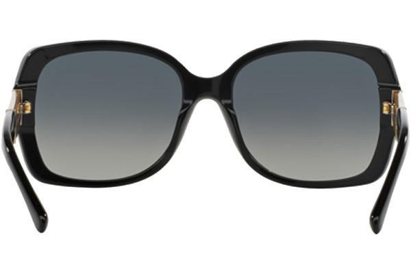 Okulary przeciwsłoneczne Burberry BE4160 3433T3 Polarized Oversize Czarne