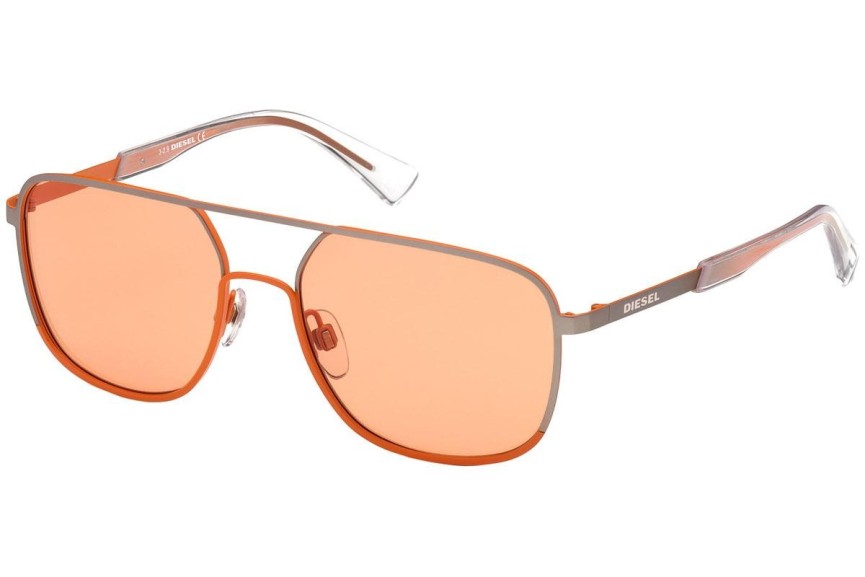 Okulary przeciwsłoneczne Diesel DL0325 15E Pilotki (Aviator) Pomarańczowe