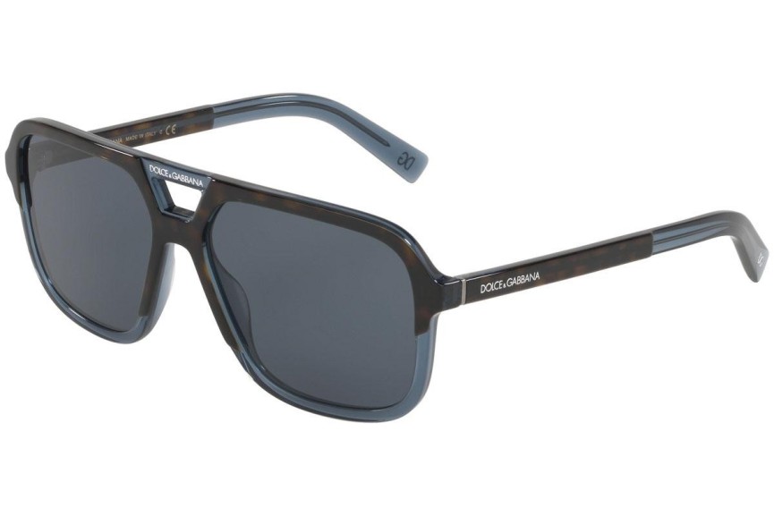 Okulary przeciwsłoneczne Dolce & Gabbana DG4354 320980 Pilotki (Aviator) Niebieskie