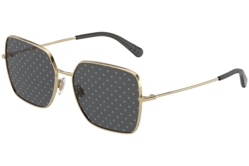 Okulary przeciwsłoneczne Dolce & Gabbana DG2242 02/L Kwadratowe Złote