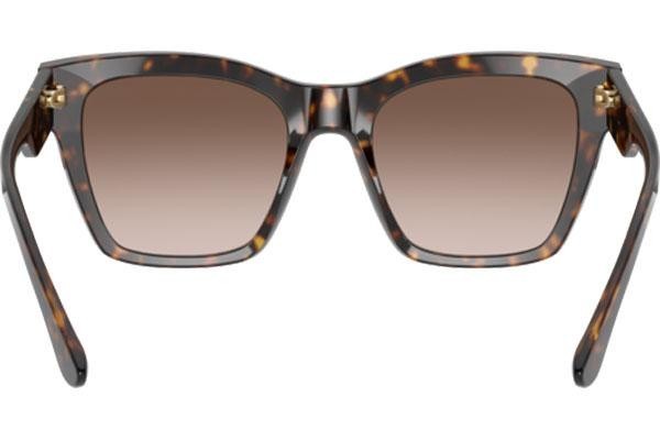 Okulary przeciwsłoneczne Dolce & Gabbana DG4384 502/13 Kwadratowe Havana