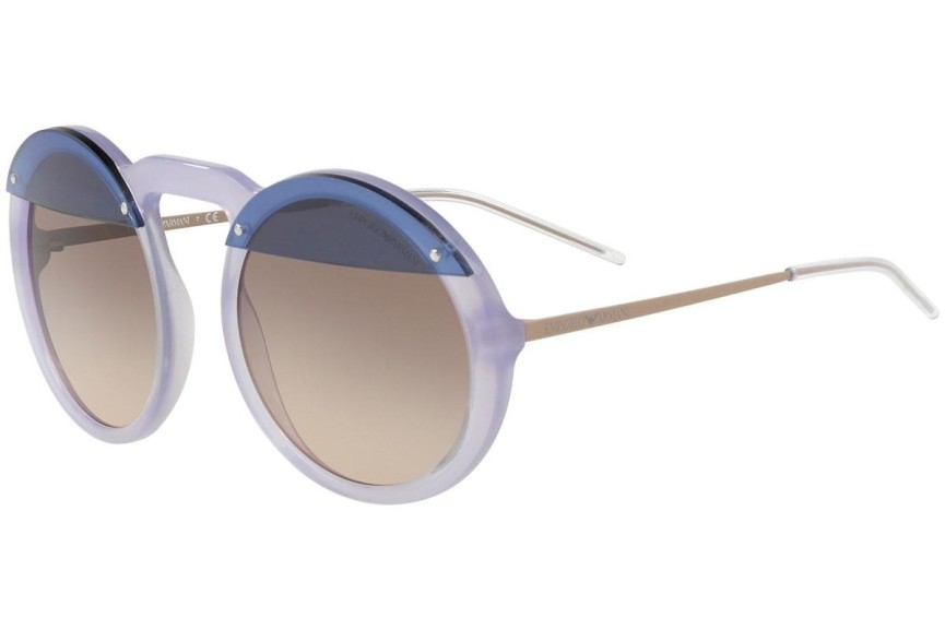 Okulary przeciwsłoneczne Emporio Armani EA4121 570513 Okrągłe Fioletowe