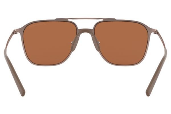 Okulary przeciwsłoneczne Giorgio Armani AR6110 300673 Kwadratowe Brązowe