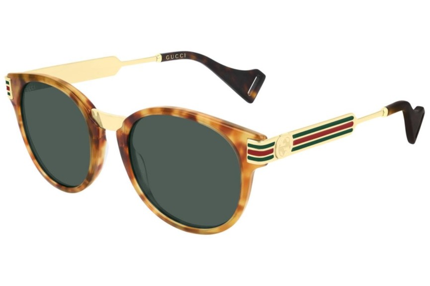 Okulary przeciwsłoneczne Gucci GG0586S 002 Okrągłe Havana