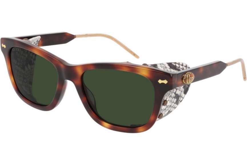 Okulary przeciwsłoneczne Gucci GG0671S 002 Kwadratowe Havana