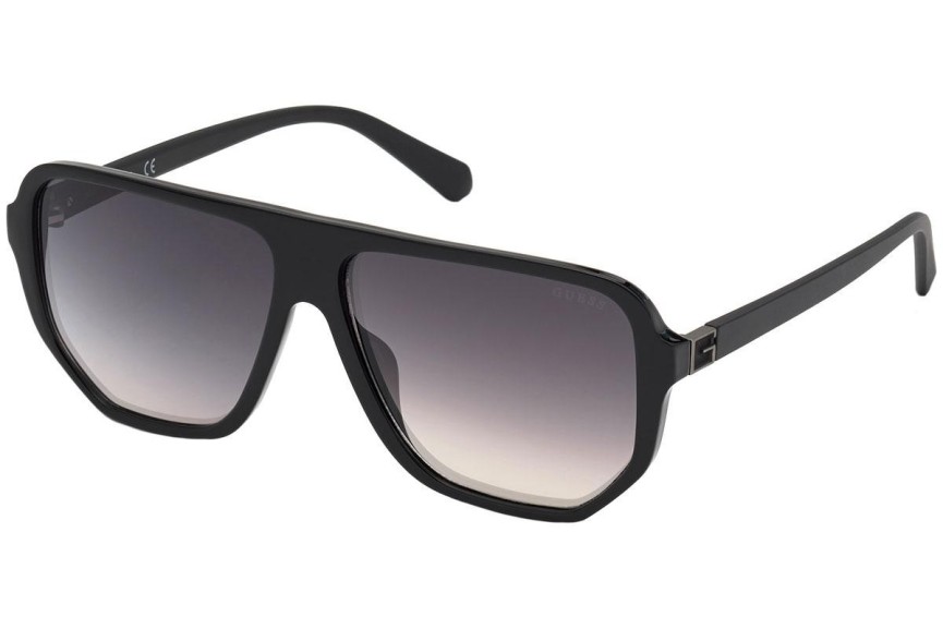Okulary przeciwsłoneczne Guess GU00003 01Q Pilotki (Aviator) Czarne
