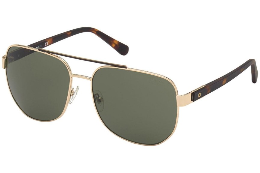 Okulary przeciwsłoneczne Guess GU00015 32N Pilotki (Aviator) Złote