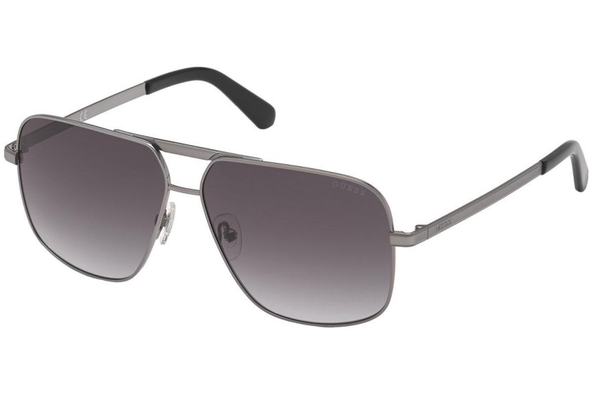 Okulary przeciwsłoneczne Guess GU00026 08B Pilotki (Aviator) Srebrne