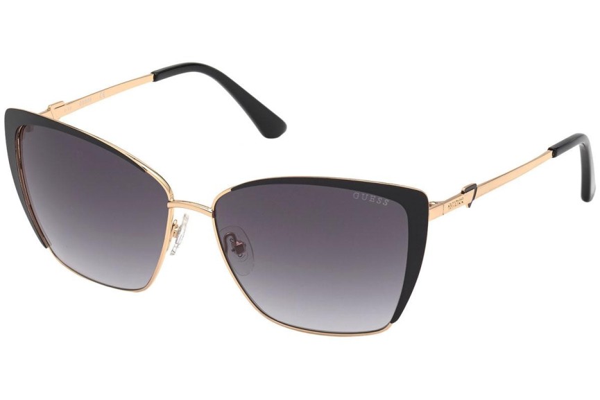 Okulary przeciwsłoneczne Guess GU7743 01B Kwadratowe Czarne